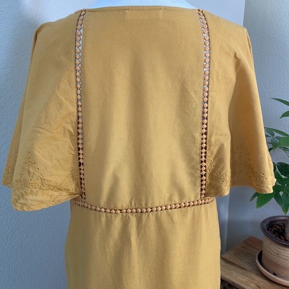 MNG by MANGO cotton eyelet flutter sleeve maxi dress - Picture 4 of 10